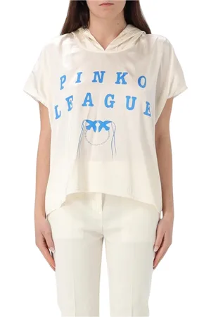 Pinko Damen, Sweatshirts & Hoodies, Weiß, SGröße: