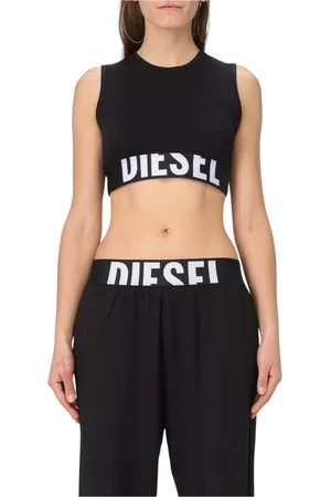 Diesel Damen, Oberteile, Schwarzk, SGröße: