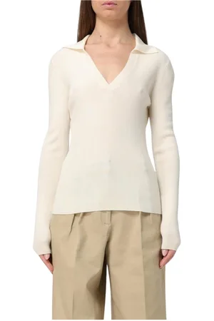 Allude Damen, Strickwaren, Weiß, LGröße: