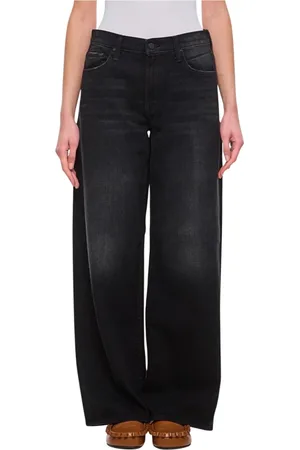Mother Damen, Jeans, Schwarzk, W28Größe: