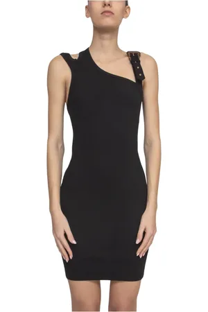 VERSACE Damen, Kleider, Schwarzk, MGröße: