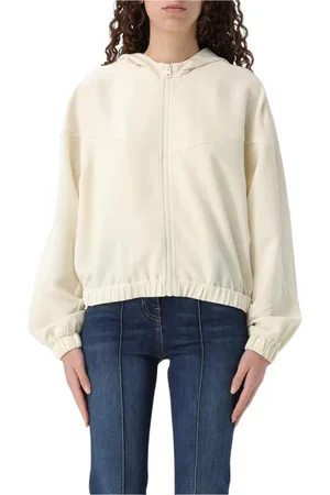 Twin-Set Damen, Sweatshirts & Hoodies, Weiß, MGröße: