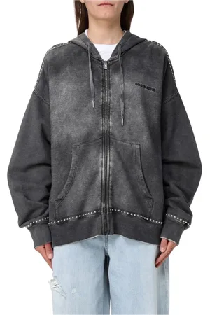 Golden Goose Damen, Sweatshirts & Hoodies, Grau, MGröße: