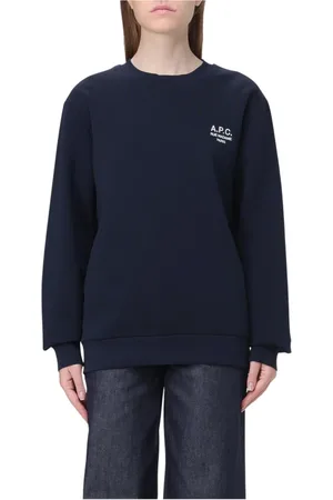 A.P.C. Damen, Sweatshirts & Hoodies, Blau, MGröße: