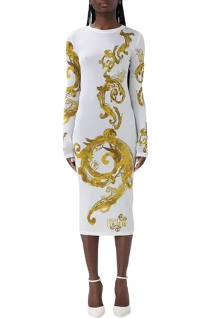 VERSACE Damen, Kleider, Weiß, SGröße: