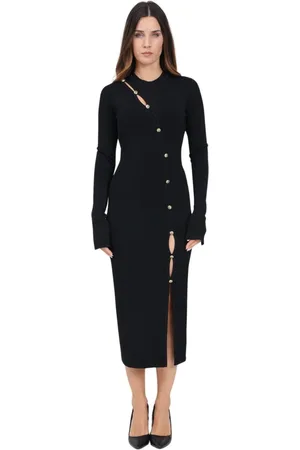 VERSACE Damen, Kleider, Schwarzk, MGröße: