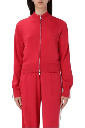 Pinko Damen, Sweatshirts & Hoodies, Rot, MGröße: