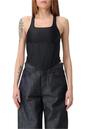 MUGLER Damen, Oberteile, Schwarzk, SGröße: