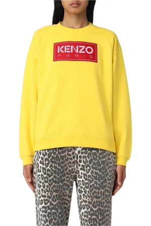 Kenzo Damen, Sweatshirts & Hoodies, Gelb, LGröße: