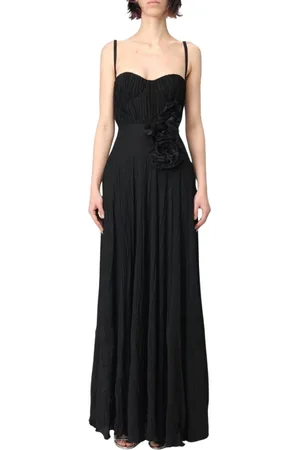 Elisabetta Franchi Damen, Kleider, Schwarzk, SGröße: