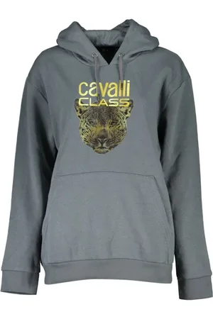 Roberto Cavalli Damen, Sweatshirts & Hoodies, Grau, MGröße: