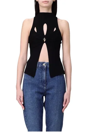 Elisabetta Franchi Damen, Oberteile, Schwarzk, MGröße: