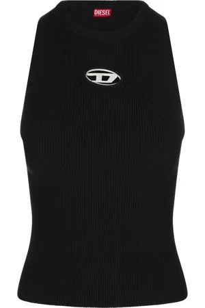 Diesel Damen, Oberteile, Schwarzk, MGröße: