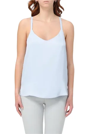 Twin-Set Damen, Oberteile, Blau, LGröße: