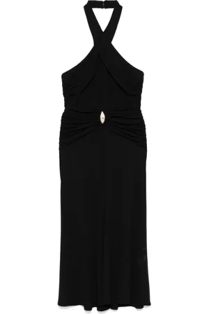 Elisabetta Franchi Damen, Kleider, Schwarzk, LGröße:
