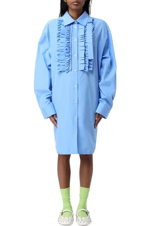 Msgm Damen, Kleider, Blau, SGröße: