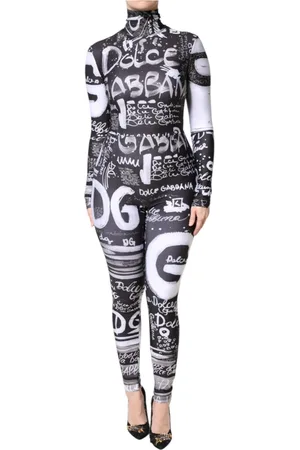 Dolce & Gabbana Damen, Jumpsuits & Playsuits, Schwarzk, SGröße: