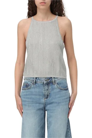 Armani Exchange Damen, Oberteile, Grau, LGröße: