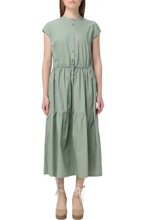 Woolrich Damen, Kleider, Grün, LGröße: