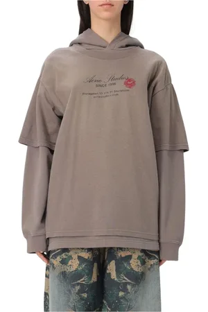 Acne Studios Damen, Sweatshirts & Hoodies, Grau, SGröße: