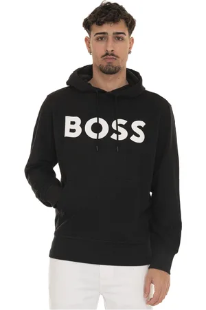 HUGO BOSS Herren, Sweatshirts & Hoodies, Schwarzk, SGröße: