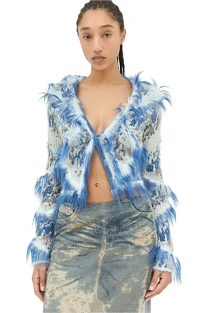 Diesel Damen, Strickwaren, Blau, LGröße: