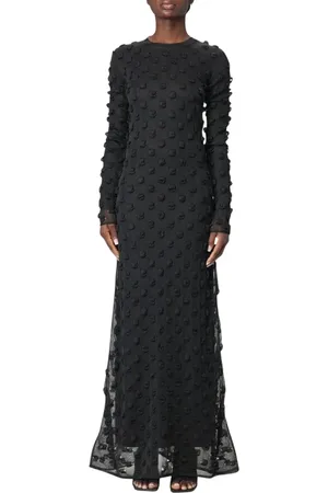 Sportmax Damen, Kleider, Schwarzk, LGröße: