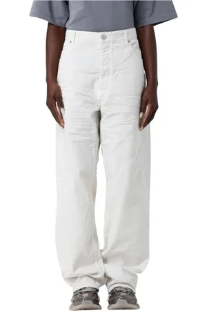 Balenciaga Damen, Jeans, Weiß, SGröße: