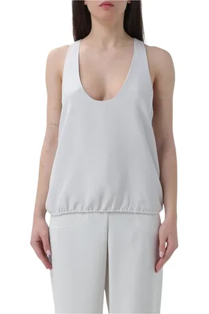 Giorgio Armani Damen, Oberteile, Weiß, SGröße: