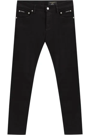 Dolce & Gabbana Herren, Jeans, Schwarzk, MGröße: