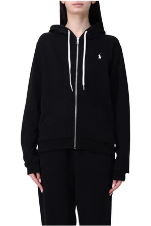Ralph Lauren Damen, Sweatshirts & Hoodies, Schwarzk, LGröße: