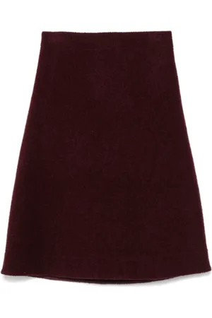 Jil Sander Damen, Röcke, Rot, LGröße: