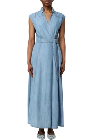Kaos Damen, Kleider, Blau, 2XSGröße: