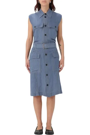 Bottega Veneta Damen, Kleider, Blau, 2XSGröße: