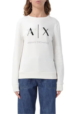 Armani Exchange Damen, Sweatshirts & Hoodies, Weiß, XSGröße: