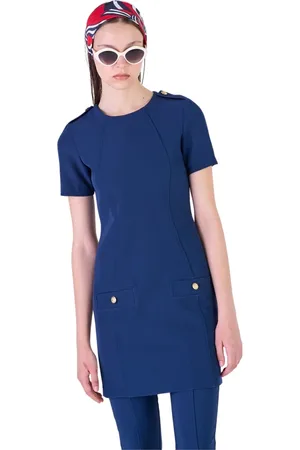 Silvian Heach Damen, Kleider, Blau, MGröße: