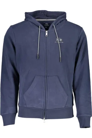 La Martina Herren, Sweatshirts & Hoodies, Blau, 2XLGröße: