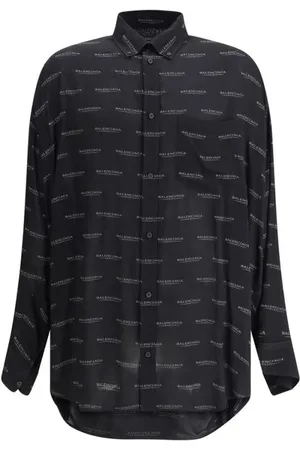 Balenciaga Herren, Shirts, Schwarzk, MGröße: