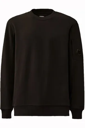 C.P. Company Herren, Sweatshirts & Hoodies, Schwarzk, LGröße: