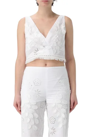 Alberta Ferretti Damen, Oberteile, Weiß, XSGröße: