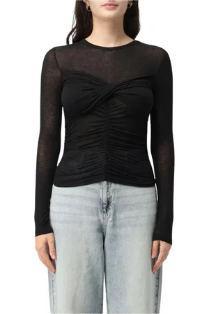 Pinko Damen, Oberteile, Schwarzk, MGröße: