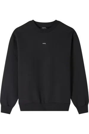 A.P.C. Herren, Sweatshirts & Hoodies, Schwarzk, LGröße: