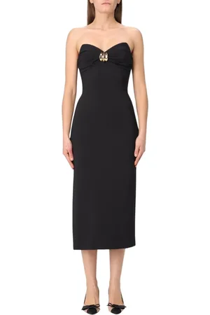 Elisabetta Franchi Damen, Kleider, Schwarzk, SGröße: