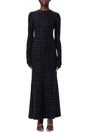 Sportmax Damen, Kleider, Schwarzk, MGröße: