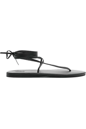 Ancient Greek Sandals Damen, Schuhe, Schwarzk, 38 EUGröße: