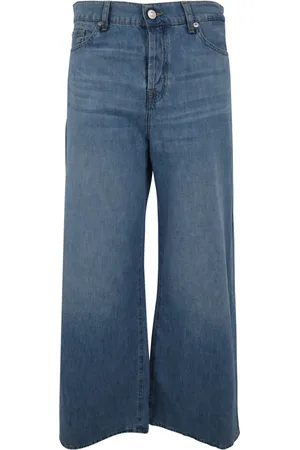 7 for all Mankind Damen, Jeans, Blau, W27Größe:
