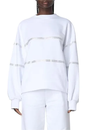 GCDS Damen, Sweatshirts & Hoodies, Weiß, MGröße: