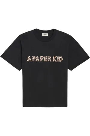 A PAPER KID Herren, Oberteile, Schwarzk, MGröße: