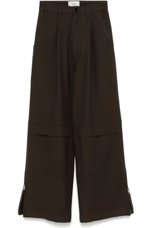 Ami Damen, Hosen, Braun, SGröße: