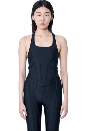 MUGLER Damen, Oberteile, Blau, SGröße: